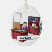 Führungskraft — Weiblich Keramik Ornament (Rechts)