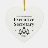 Führungskraft Weihnachten Keramik Ornament (Vorne)