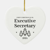 Führungskraft Weihnachten Keramik Ornament (Hinten)