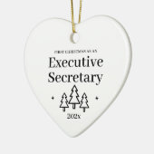 Führungskraft Weihnachten Keramik Ornament (Links)