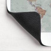 Führungskraft-Weltkarte Mousepad (Ecke)