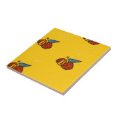 Führungskragen auf Gelb Fliese (Seite)