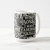 Führungsqualitäten Sass Design Kaffeetasse (VorderseiteRechts)