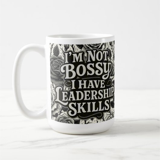 Führungsqualitäten Sass Design Kaffeetasse (Links)
