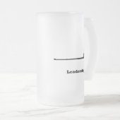 Führungsrolle Mattglas Bierglas (VorderseiteRechts)