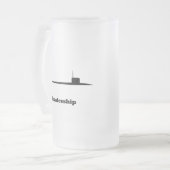 Führungsrolle Mattglas Bierglas (Vorderseite Links)