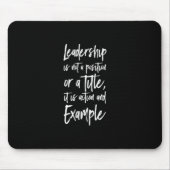Führungsstil Mousepad (Vorne)