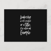 Führungsstil Postkarte (Vorderseite)