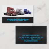 Fuhrunternehmen-Visitenkarte Visitenkarte (Vorne/Hinten)