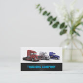 Fuhrunternehmen-Visitenkarte Visitenkarte (Stehend Vorderseite)