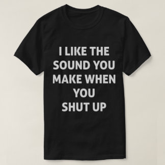 Fuinny Stopp-Talking beendet lustiges T-Shirt