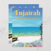 Fujairah Vereinigte Arabische Emirate Strandposter (Vorne/Hinten)