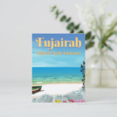 Fujairah Vereinigte Arabische Emirate Strandposter (Stehend Vorderseite)