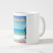 Fujairah Vereinigte Arabische Emirate Strandposter Jumbo-Tasse (Vorderseite Rechts)