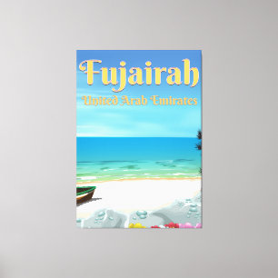 Fujairah Vereinigte Arabische Emirate Strandposter Leinwanddruck