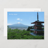 Fuji Arakurayama Sengen Park Japan Postcard Postkarte (Vorne/Hinten)