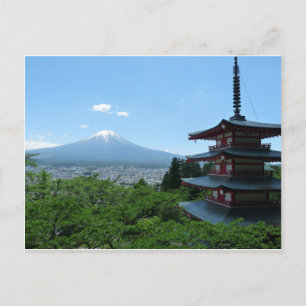 Fuji Arakurayama Sengen Park Japan Postcard Postkarte