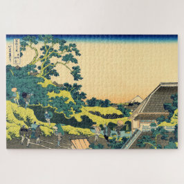 Fuji aus dem Mishima-Pass Hokusai 1830 gesehen Puzzle