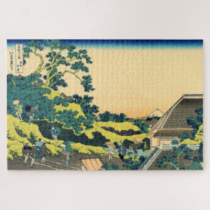 Fuji aus dem Mishima-Pass Hokusai 1830 gesehen Puzzle