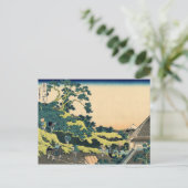 Fuji aus Mishima-Pass Postkarte (Stehend Vorderseite)