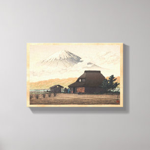 Fuji aus Narusawa Hasui Kawase shin hanga art Leinwanddruck
