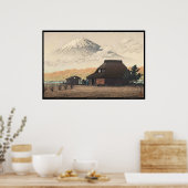Fuji aus Narusawa Hasui Kawase shin hanga art Poster (Küche)
