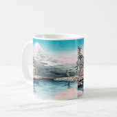 Fuji aus Tagonoura, Snow Hiroaki Takahashi Kaffeetasse (Vorderseite Links)