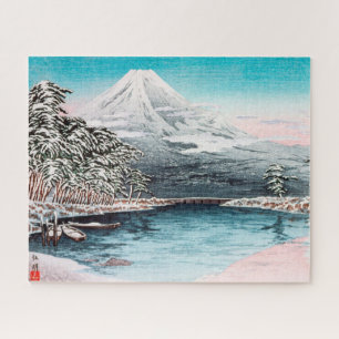 Fuji aus Tagonoura, Snow Hiroaki Takahashi Puzzle