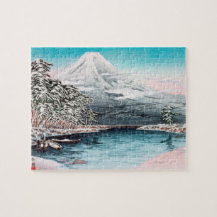 Fuji aus Tagonoura, Snow Hiroaki Takahashi Puzzle