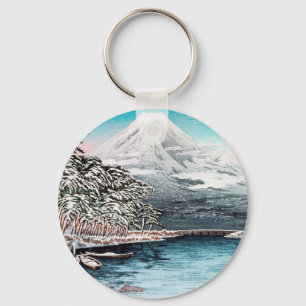 Fuji aus Tagonoura, Snow Hiroaki Takahashi Schlüsselanhänger