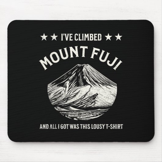 Fuji-Berggipfel, Klettern, Wandern Mousepad (Vorne)