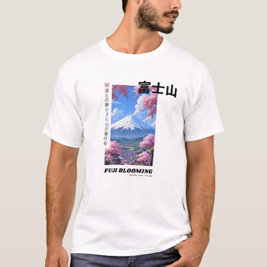 Fuji Blooming T-Shirt (Vorderseite)