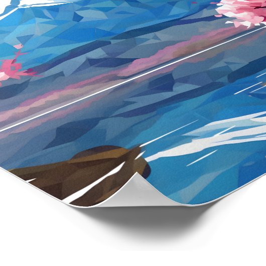 Fuji Blossom Poster (Ecke)