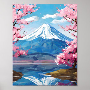 Fuji Blossom Poster
