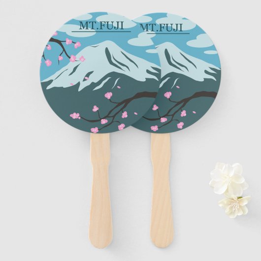 Fuji Fächer (Vorne und Hinten)