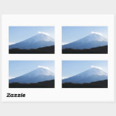 Fuji Fuji Lake Kawaguchi Rechteckiger Aufkleber (Blatt)