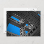 Fuji-Gebäude Postkarte (Vorne/Hinten)