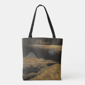 Fuji im Mondlicht: Tasche (Rückseite)