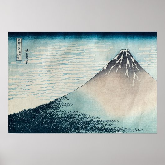 Fuji in Clear Weather' Poster (Vorne)