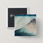 Fuji in klarem Weather Button (Vorne & Hinten)