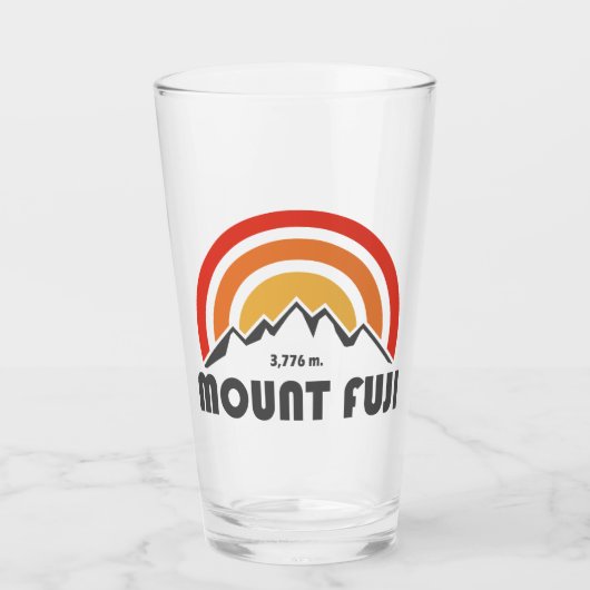 Fuji Japan Glas (Vorderseite)