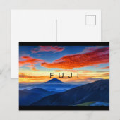 Fuji - Japan Postkarte (Vorne/Hinten)