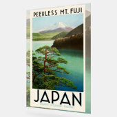 Fuji Japan Reiseplakat Vintage Kunst Acrylschild (Winkel)