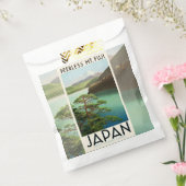 Fuji Japan Reiseplakat Vintage Kunst Geschenktütchen (Versiegelt)