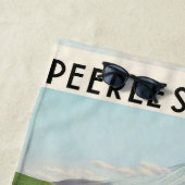 Fuji Japan Reiseplakat Vintage Kunst Strandtuch (Beispiel)