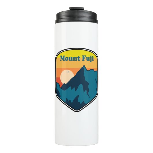 Fuji Japan Sunrise Thermosbecher (Vorderseite)