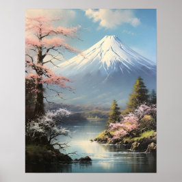 Fuji Japanese Art Print Poster