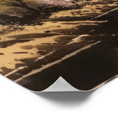 Fuji Japanese Art Print Poster (Ecke)