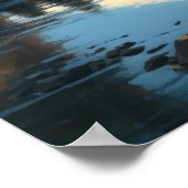 Fuji Japanese Art Print Poster (Ecke)