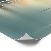 Fuji Japanese Art Print Poster (Ecke)